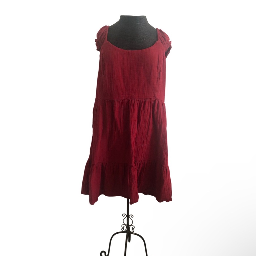Old Navy Gauze Tiered Mini Dress